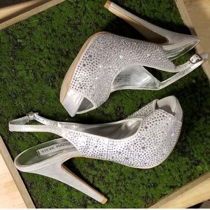 Steve Madden gem studded stiletto pumps